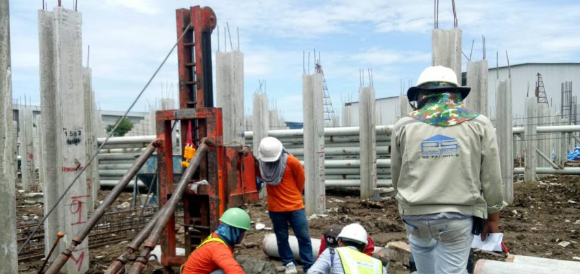 เสาเข็มไมโครไพล์ สปันไมโครไพล์ ไมโครไพล์ ตอกเสาเข็มไมโครไพล์ spunmicropile microspunpile micropile