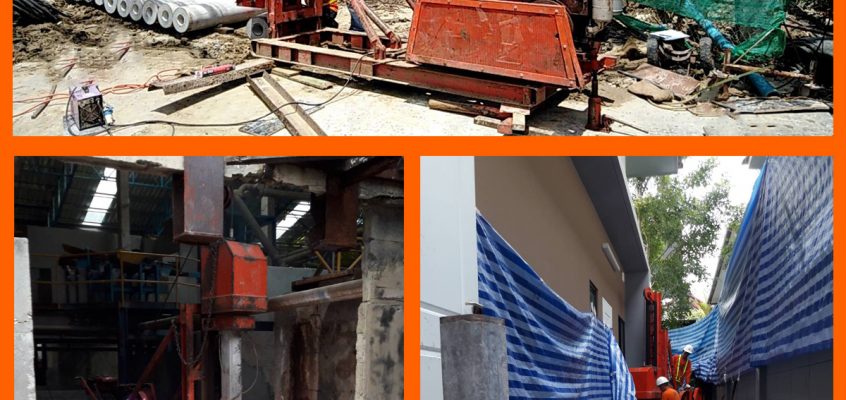 เสาเข็มไมโครไพล์ สปันไมโครไพล์ ไมโครไพล์ ตอกเสาเข็ม micropile spunmicropile 003